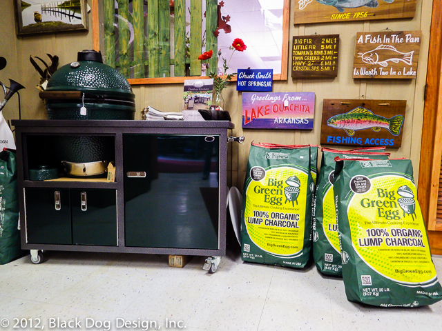 Come by the Store and check out the latest Big Green Egg products, along with numerous items for sale by local artists.